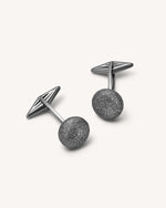 Florentine Finish Small Button Cufflinks