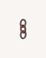 Three Oval Links Pavé