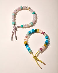 Carmel by the sea forte beads bracelet styled with palm beach forte beads bracelet