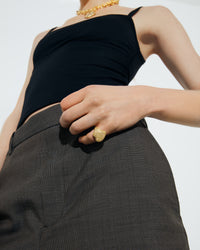 Florentine Finish Cuore Ring
