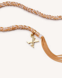 Lucky Kiss Bracelet with 'X' Charm
