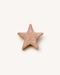 18k rose florentine frosted finish gold forte got lucky stella bead on white background