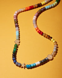 forte beads necklace including 18k yellow florentine frosted finish gold forte got lucky beads 