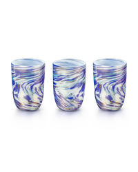 Set of 3 Laguna~B Murano Glasses