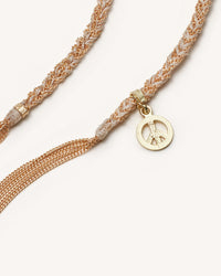 Lucky Peace Bracelet with Peace Sign Charm