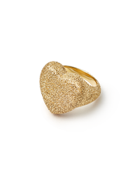 Florentine Finish Cuore Ring